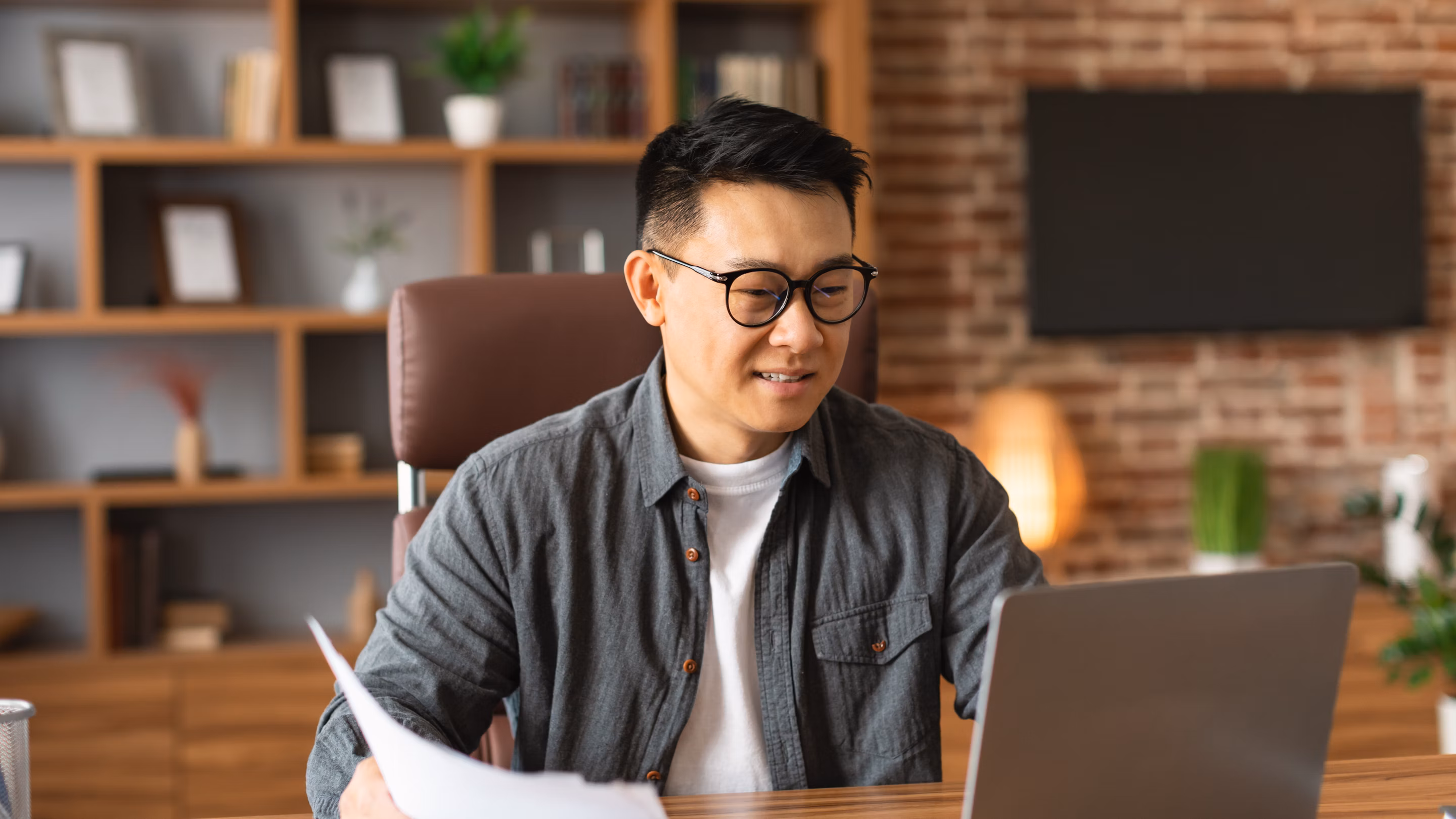 Job seeker reviewing job opportunities